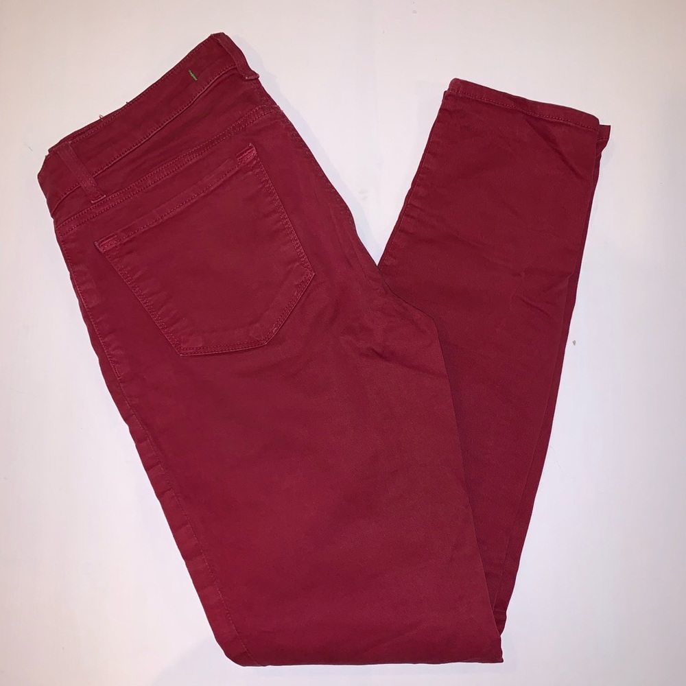 J Brand Red Skinny Jeans
